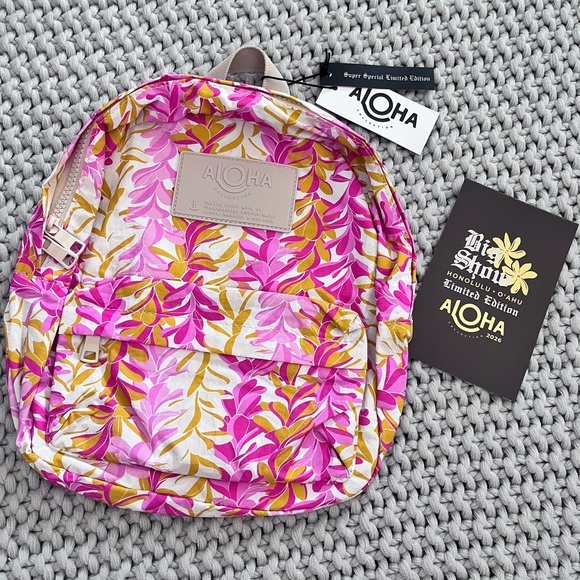 ALOHA Collection Handbags - Aloha collection• SUPER SPECIAL LIMITED EDITION Lei Stand Mini Backpack Taffy